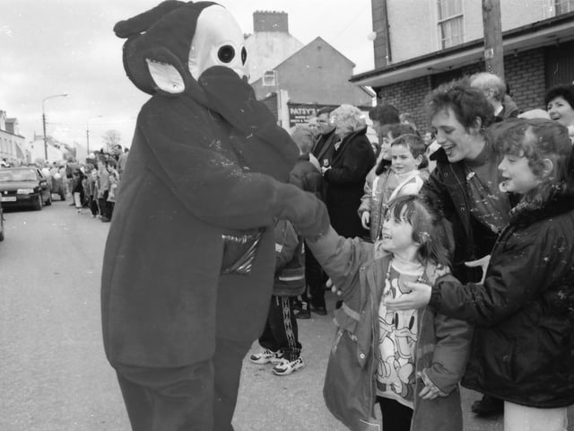 The St. Patrick's Day parade in Moville in 1998.