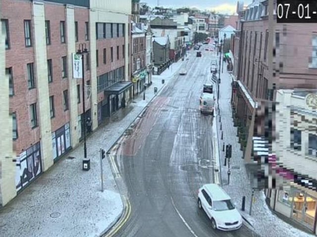The Strand Road at Great James Street.