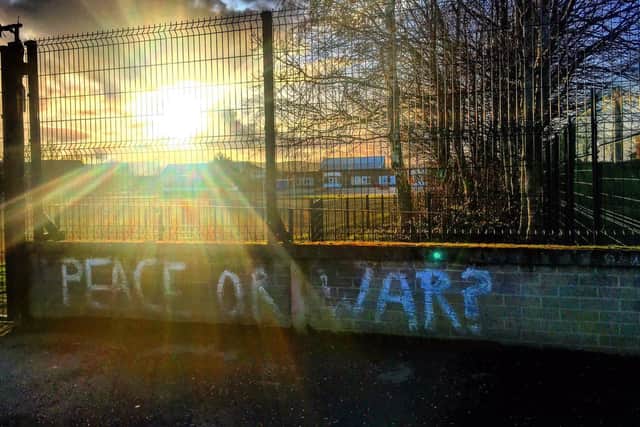 A photograph taken by Carmel Irandoust in Shantallow in 2021.
