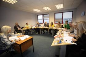 Jacqueline Gallagher, manager, Advice North West, opens proceedings at Friday's Annual General Meeting in Embassy Buildings, Strand Road, Derry. Photo: Jim McCafferty Photography.