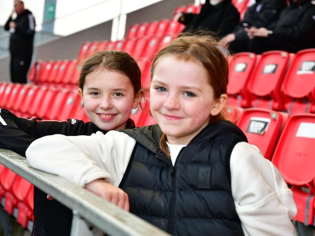 These two City fans are confident of victory ahead of kick-off.