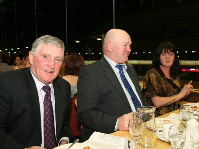 Derry and Donegal people enjoying the Lifford Races in February 2005.