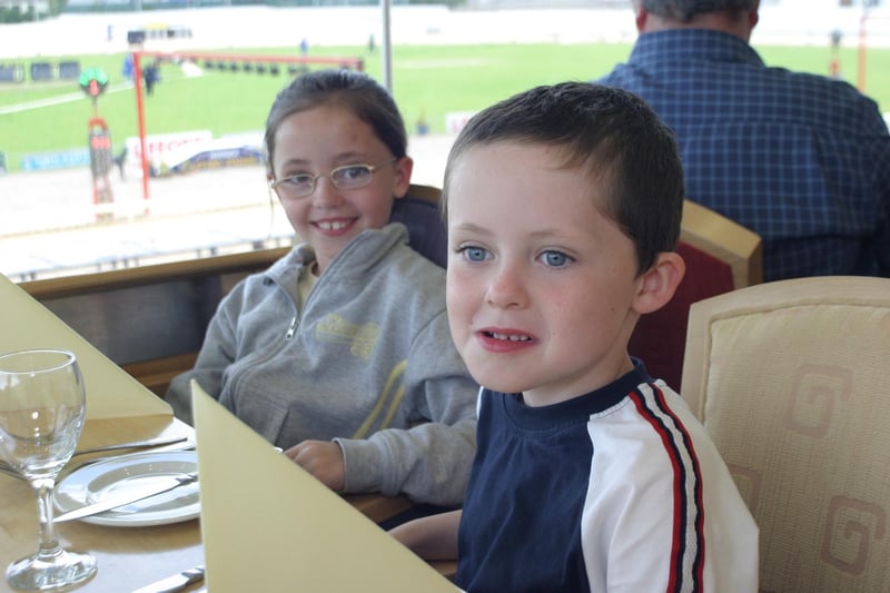At the Lifford races back in 2004 with tasty food and a few drinks.