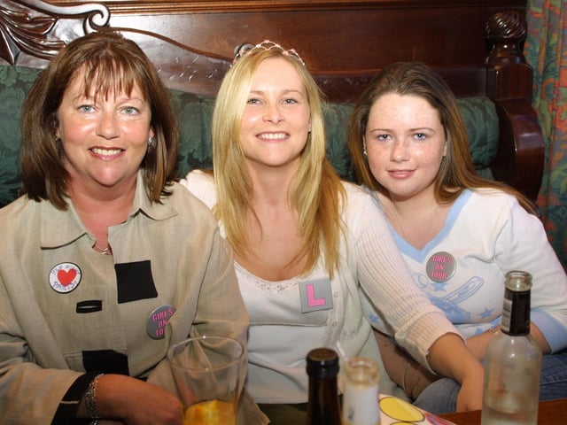 Party pictures from the Derry Journal archives in July 2003.