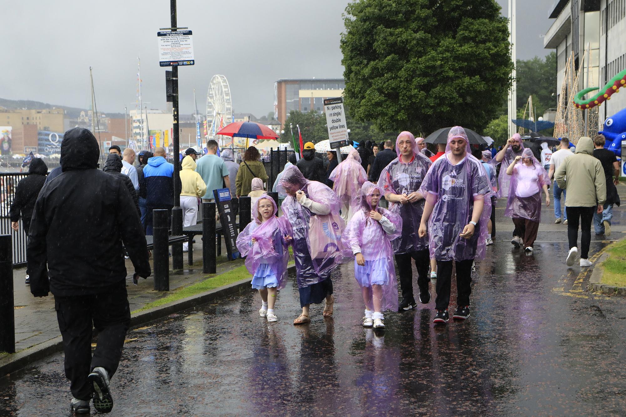 Drenched at the Foyle Maritime Festival.  (Photo - Tom Heaney, nwpresspics)