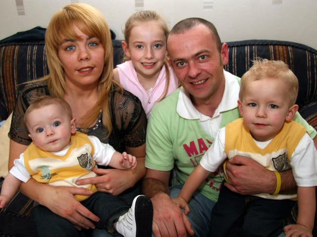 Joshua celebrates his 3rd birthday with mum Marguerite dad, Steve, sister Emma and brother Fionn 0005JML : Parties and nights out in March 2006