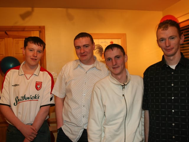 Andy Mitchell celebrating his birthday back in February 2005.