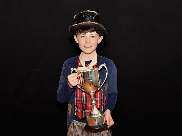 David Langan winner of the Bertie Barrett Cup at Feis Dhoire Cholmcille. Photo: George Sweeney