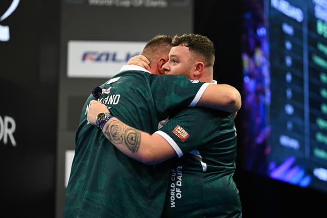 Daryl Gurney helps Northern Ireland claim historic World Cup of Darts victory