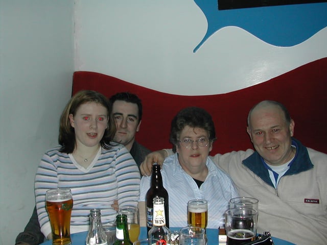 Watching Mickey Joe Harte play in Katy Daly's in March 2003.