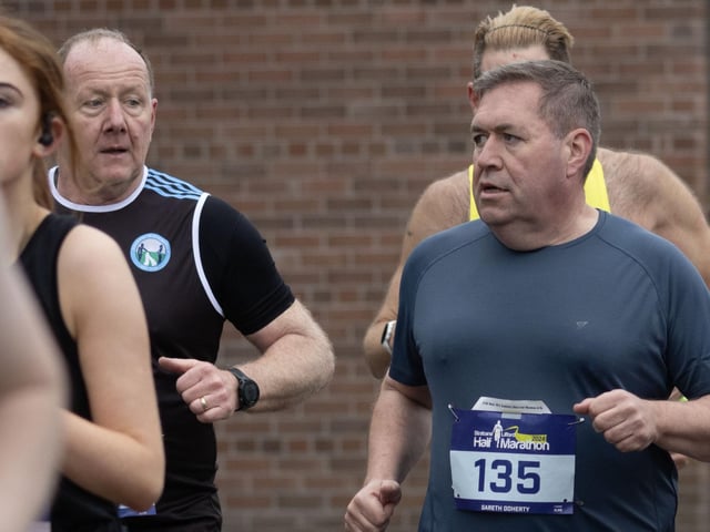 Gareth Doherty out on the course. (Photo: North West Newspix)
