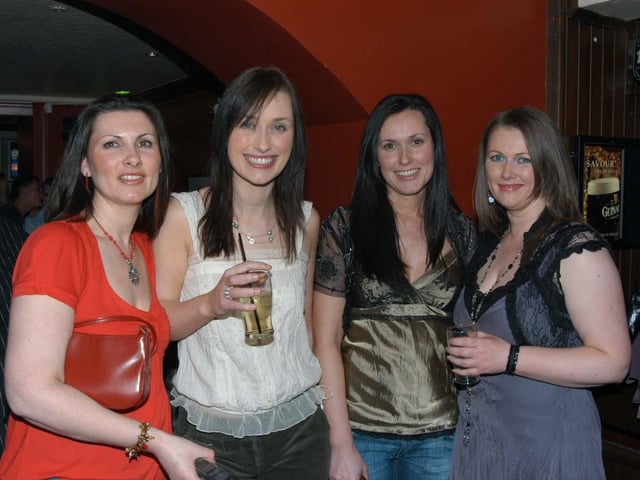 Angela out partying with friends.
