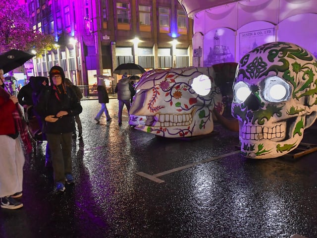 Skull Spectacle at the Diamond.  Photo: George Sweeney