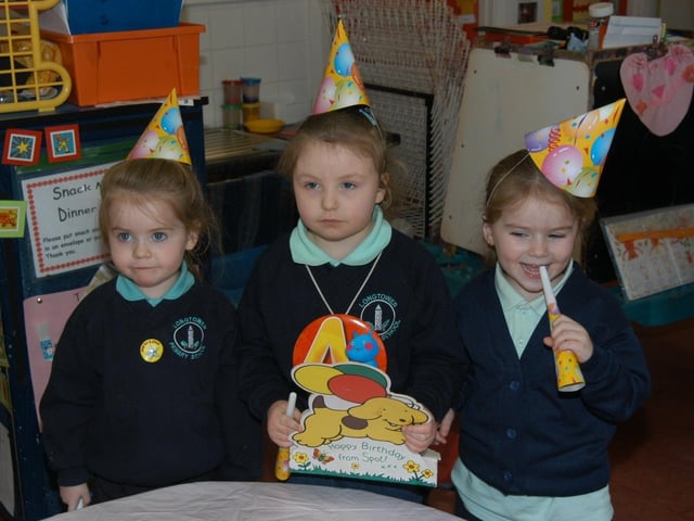 Parties and celebrations in March 2005: Caitline McLoone.