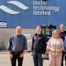 Image caption: (L-R) Brian Scannell, Financial Controller at Water Technology Limited pictured with NWRC XR Hub Manager Jim Murray, InterTradeIreland Innovation Boost Graduate, Sarah Casey, Water Technology Limited, CEO Eoin Riordan, InterTradeIreland Innovation Boost Advisor, Joe Kelleher and Water Technology Limited Head of Sales, Diarmaid Ryan at the final PMG meeting.