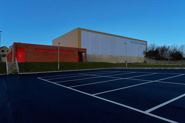 An exterior view of Sean Dolans GAC’s new clubhouse and the state-of-the-art indoor arena.  Photo: George Sweeney. DER2305GS – 87