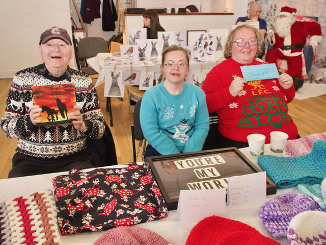 Stallholders at the event.