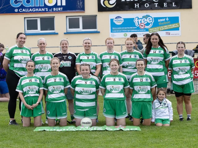 The St. Mary's, Faughanvale (Derry) Ladies pictured on Saturday at Beart GAC