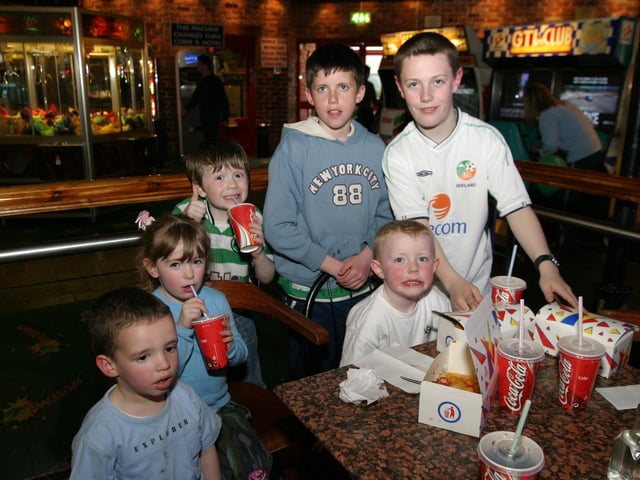 Party celebrations back in April 2004.