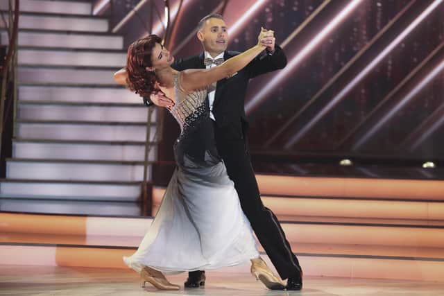 Paralympian Champion Jason Smyth with his Partner Karen Byrne during Dancing with the Stars
Pic ;Kyran O’Brien /kobpix