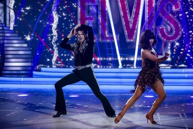 Glee Star Damian Mc Ginty with his Dance Partner Kylee Vincent during Dancing With The Stars Series 6 .
Pic : Kyran O’Brien/kobpix