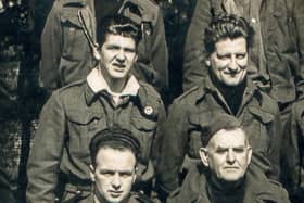 At back, on left, Harry Callan