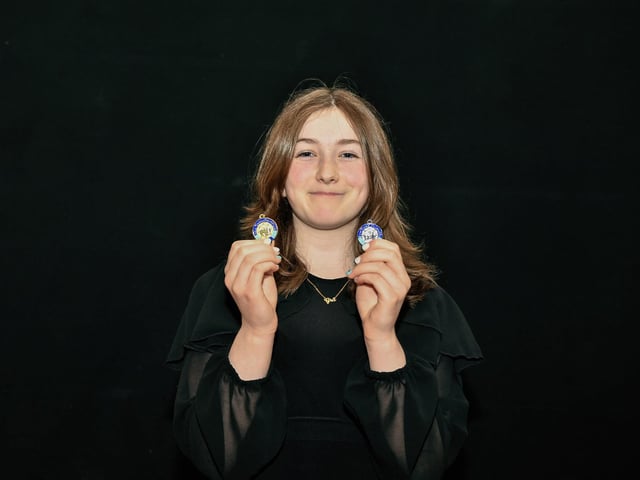 Cara O’Donnell achieved first and second place for Irish and Solo singing at Feis Dhoire Cholmcille. Photo: George Sweeney