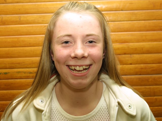 Celebrating Jamie Lamberton's 13th birthday party in 2003.