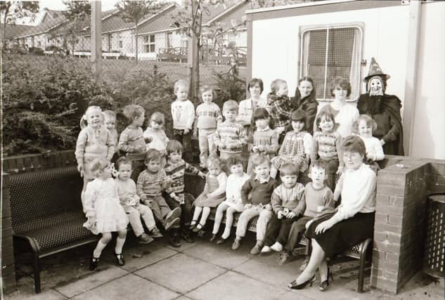 A Halloween visit for local playschool children.