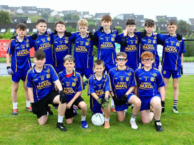 Naomh Padraig Muff GAA team at the Martin McGuinness Chieftain’s Gaelic Games held at Doire Colmcille’s Pairc Colmcille. (Photo - Tom Heaney, nwpresspics)