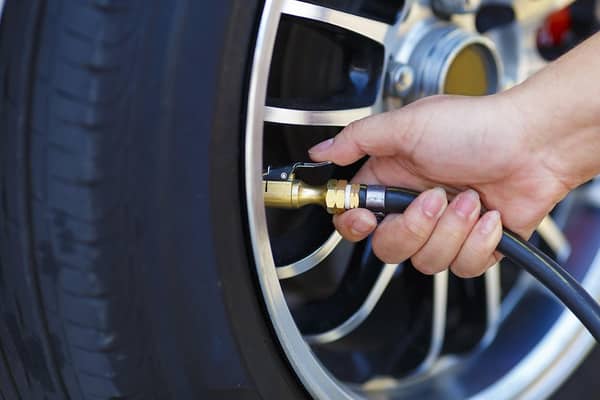 Check tyre pressures at least once a month, including the spare where fitted.
