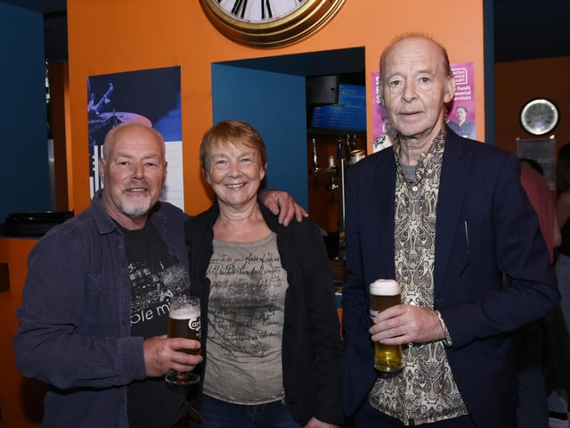 Eamon and Bernadette Casson with Kevin Deeney.