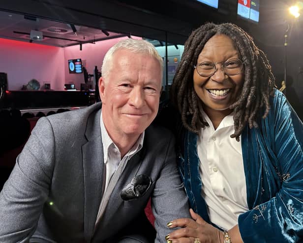 John Wilson and Whoopi Goldberg