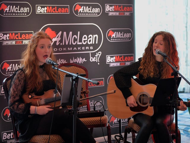 Flanna provided musical entertainment at the 2024 Bet McLean Derry Journal People Awards. Photo: George Sweeney