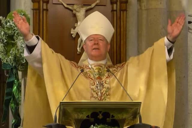 The leader of the the Catholic Church in Ireland spoke of how St. Patrick had been ‘trafficked into slavery in Ireland as a young teenager but despite his isolation and the pain of loneliness, so far from his home and family, Patrick turned with all his heart to God, and dared to hope’.