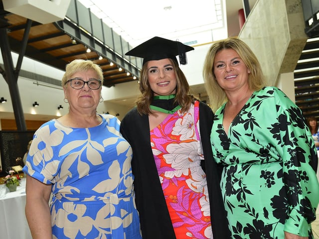 Graduate Paula McDermott from Ballymena graduated in social work in Derry at the Millennium Forum. Picture By: Arthur Allison/Pacemaker Press.