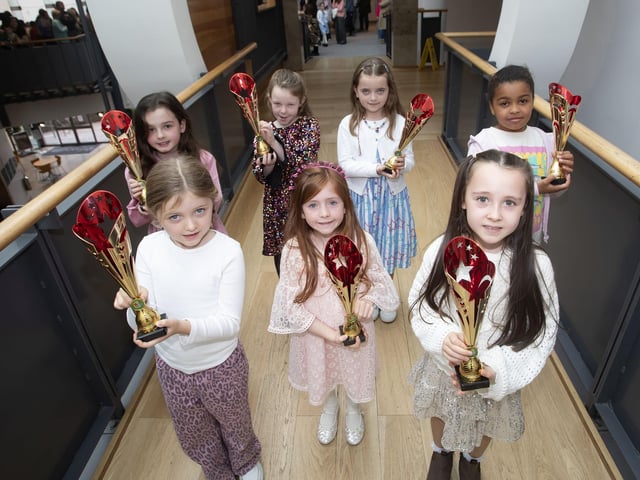 Primary 4 prizewinners at the Foyle School of Speech and Drama Annual Charity Event in aid of the Foyle Hospice, held at the Millennium Forum on Saturday. (Photos: Jim McCafferty Photography)