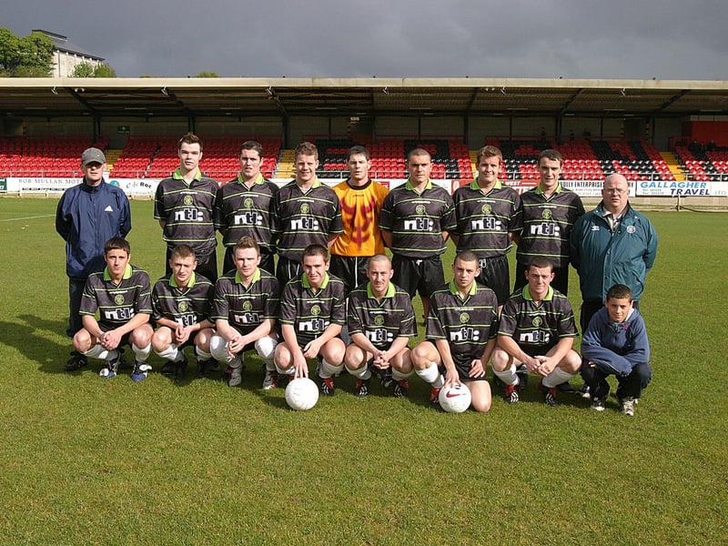 Oak Leaf who defeated Bluebell Celtic in the final of the Terry Kelly Memorial Cup at the Brandywell.