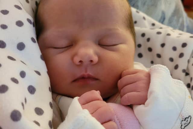 Cobhlaith was born very quickly at home.