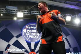 Daryl Gurney will be in action at 'Ally Pally' this weekend against Steve Beaton. (Photo: Kieran Cleeves/PDC)