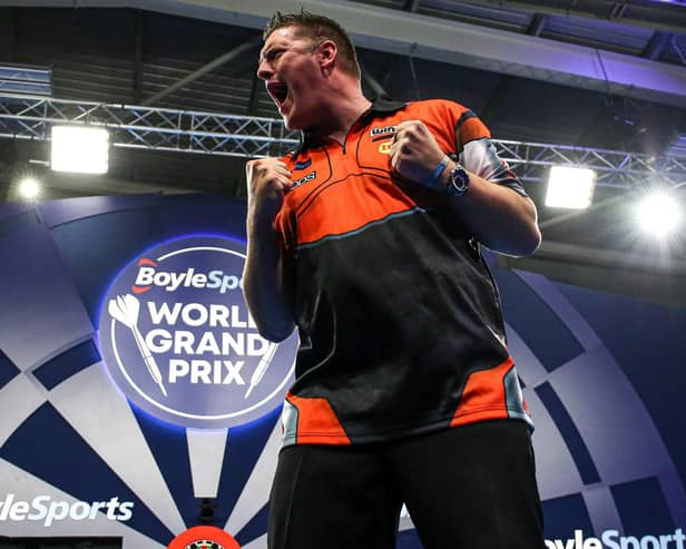 Daryl Gurney will be in action at 'Ally Pally' this weekend against Steve Beaton. (Photo: Kieran Cleeves/PDC)
