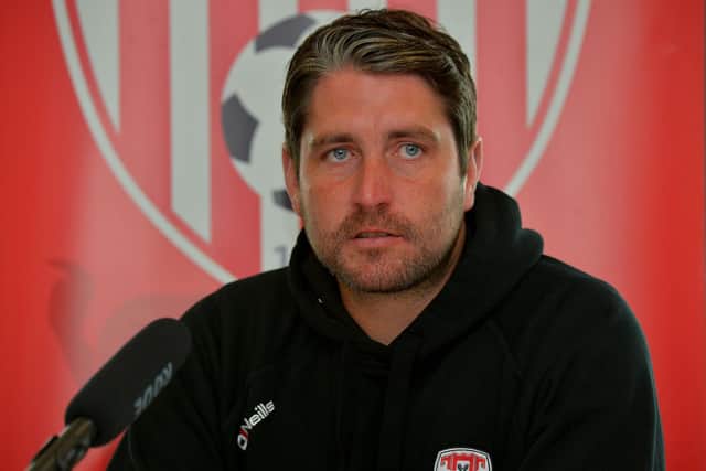 Derry City manager Ruaidhrí Higgins won't be rushed into signing new players.