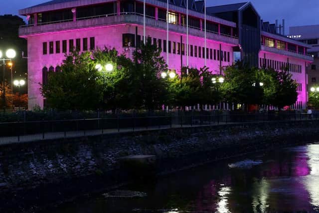 Derry City and Strabane District Council offices are to be illuminated in purple to highlight Dry January and Feel Good February.