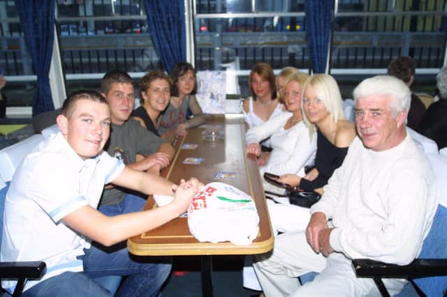 Derry people partying in September 2003
