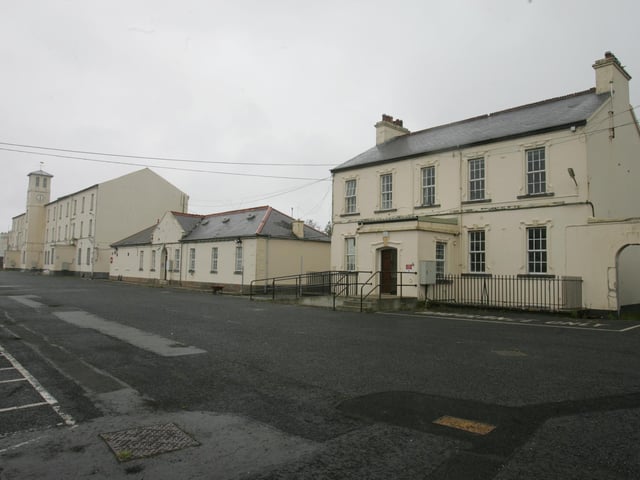 The former British Army military barracks at Ebrington in September 2005 shortly after it was transferred to the Executive.