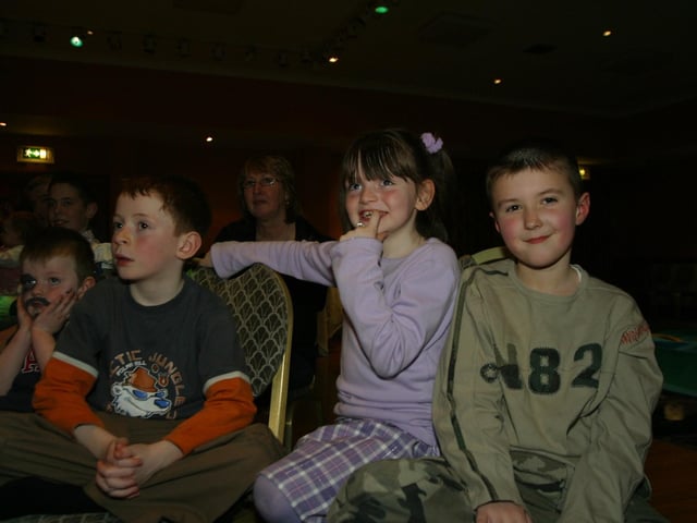 Party celebrations back in 2004: Ceri Laoi Hawes.