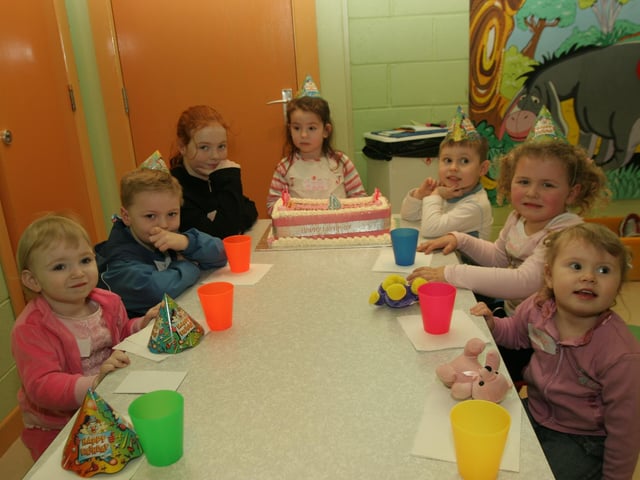 Young Ciara McLaughlin's birthday party back in 2005.