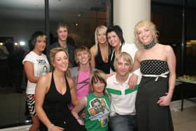 A night out for the staff at Suede Hairdressers and friends/ family back in April 2004.
