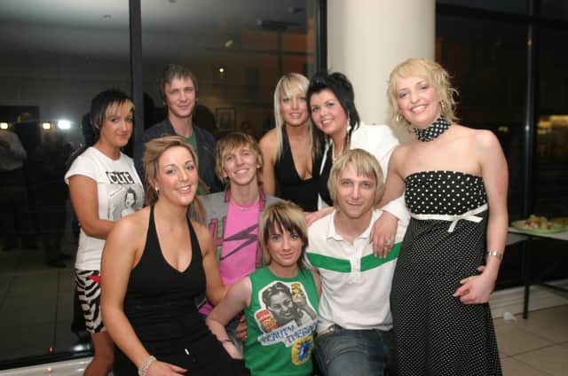 A night out for the staff at Suede Hairdressers and friends/ family back in April 2004.