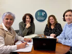 Shauna McClenaghan Joint CEO of IDP, Denise McCool Team Lead, Michelle Coyle DCB Facilitator and Rachel Grant IDP Administator